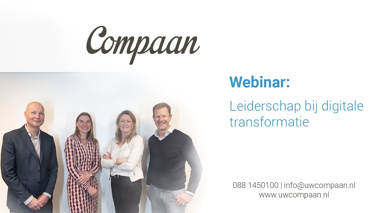 Webinar: Leiderschap bij digitale transformatie