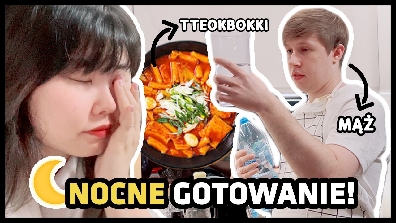 😅 CIĄŻOWE ZACHCIANKI MIJIN?! 😅 Nocne gotowanie z moim mężem!