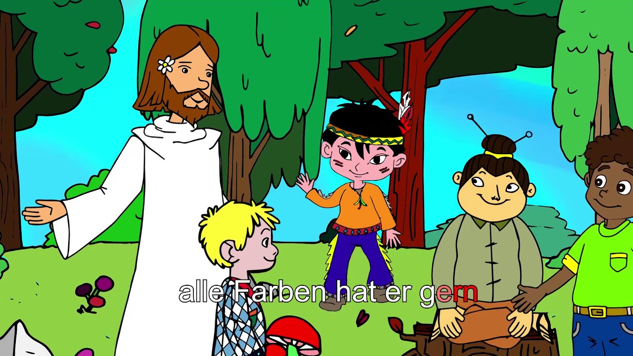 Jesus liebt die kleinen Kinder  - Yleekids Deutsch lernen mit Kinderliedern