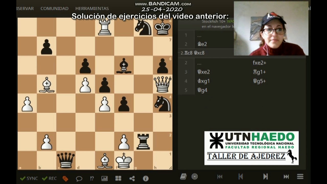 Taller de Ajedrez. Táctica para compartir.