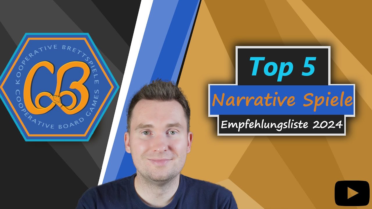 Top 5 Liste - Fünf kooperative Narrative Spiele - Storytelling in Spielen -Empfehlungsliste 2024