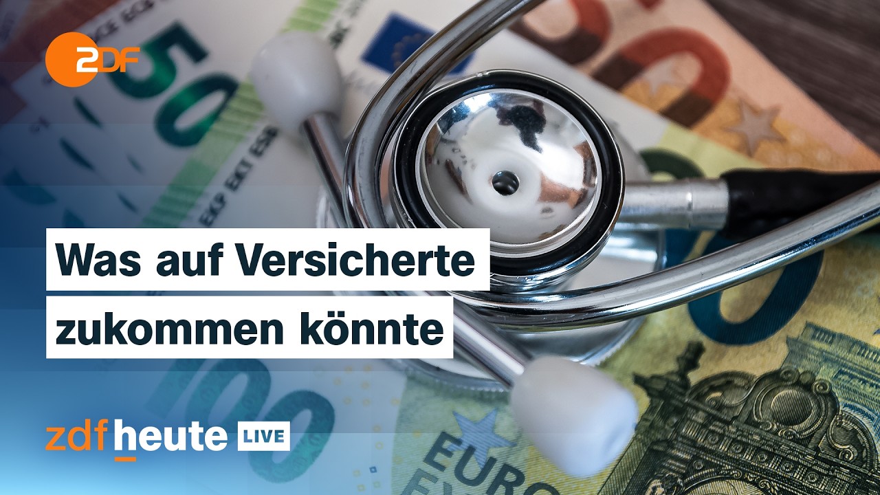 Wo Kassen sparen k&ouml;nnen - Neue Vorschl&auml;ge zur Gesundheitsreform | ZDFheute live