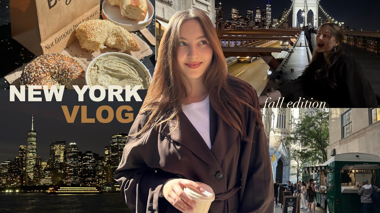 podzimní NEW YORK VLOG! Central Park, 5th Avenue, Bagels, Nákupy & YAPPP🗽✨🚕