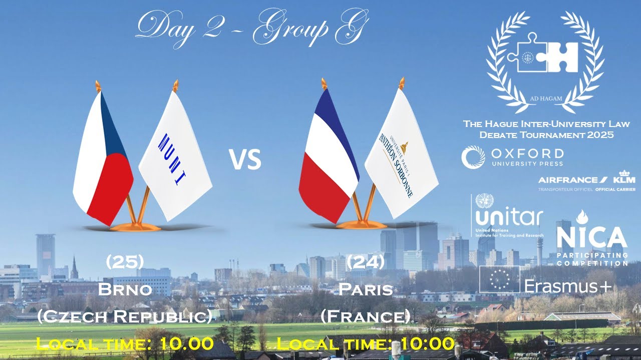 THIULDT 2025 - Day 2 - Gp G - Masaryk U. (CZE) vs. Paris 1 Pantheon-Sorbonne U. (FRA)