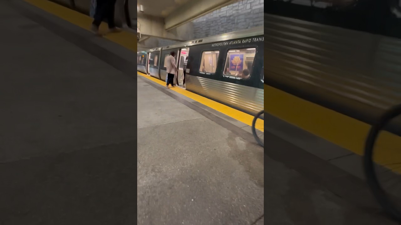 Pierwsza podr&oacute;ż pociągiem Marta! #atlanta #atl #marta #train #city #citytour #allaboard