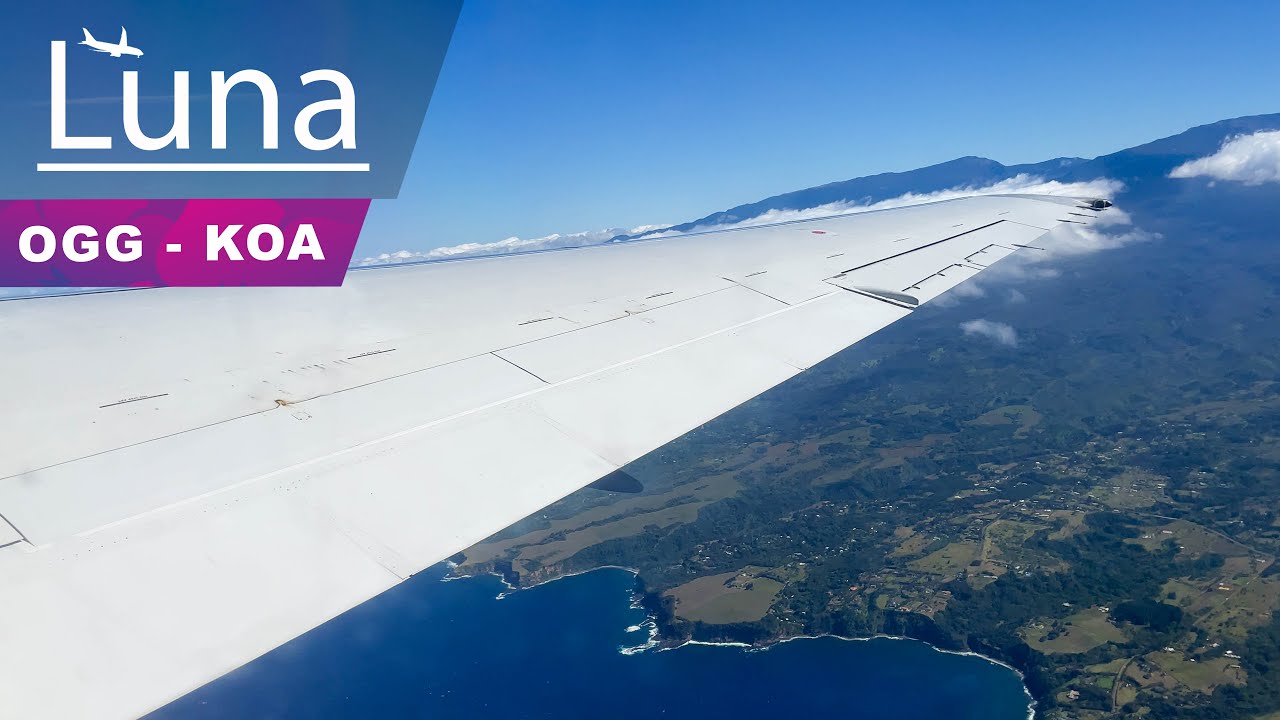Full Flight - Hawaiian Airlines Boeing 717-200 Flight From Kahului to Kona