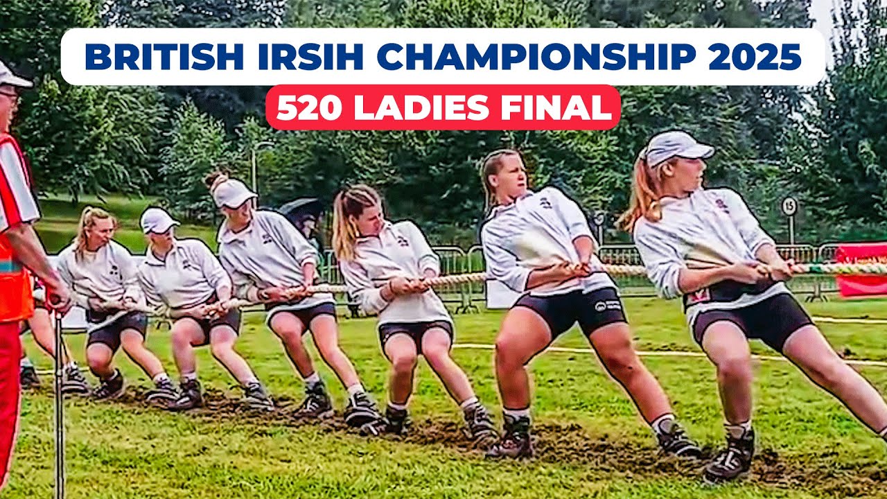 Red Roses Clash 💥 England A vs England B | 520KG Ladies Final | Tug of War 2025