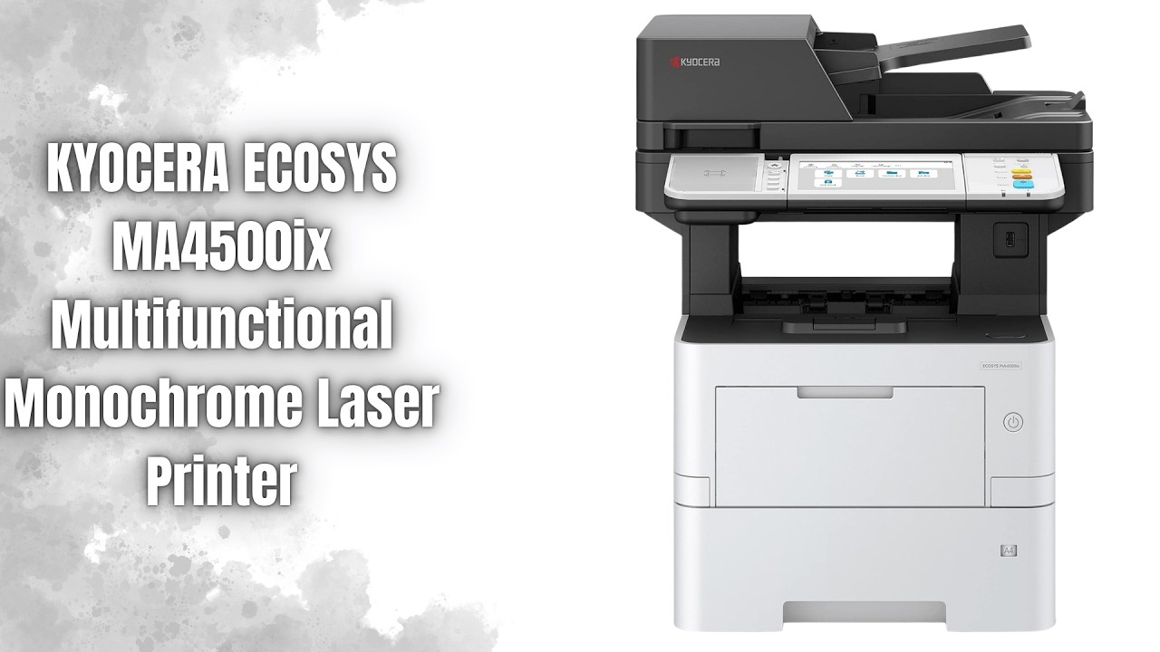 Kyocera ECOSYS MA4500ix Monochrome Laser Printer Review | 47 PPM Office Powerhouse!