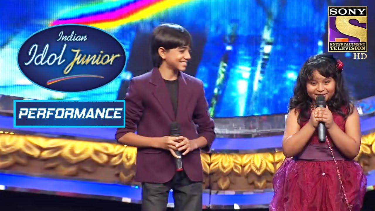 Nirvesh And Sonakshi's Mind-blowing Performance On 'Yeh Raat Bheegi Bheegi' | Indian Idol Junior
