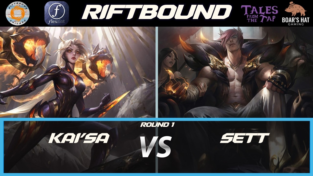 Kai'Sa VS Sett  [Riftbound Gameplay Round 1 Pre SF]