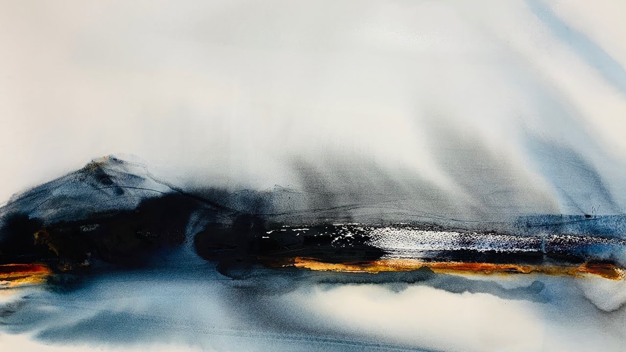 Large Abstract Watercolor May 2020