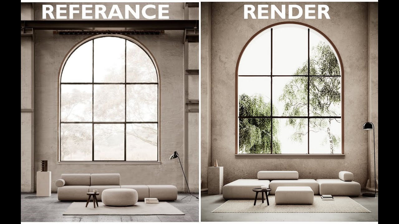 OVERCAST INTERIOR | 3Ds Max + Corona Render Tutorial  تحميل الملفات https://t.me/designbywafi/853