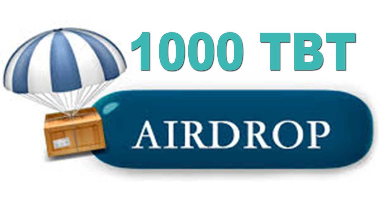 Airdrop на 1000 токенов ТВТ, приходят быстро