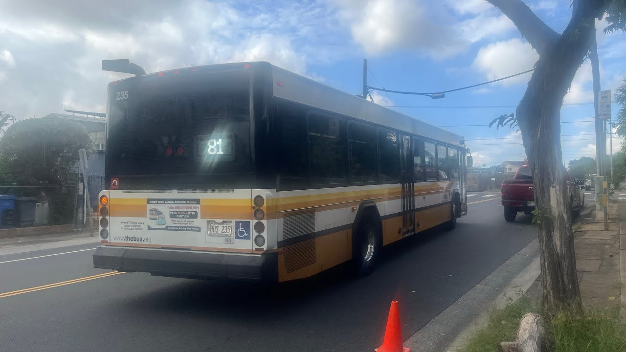 TheBus Honolulu Bus 235 Route 81 Express! WAIPAHU 