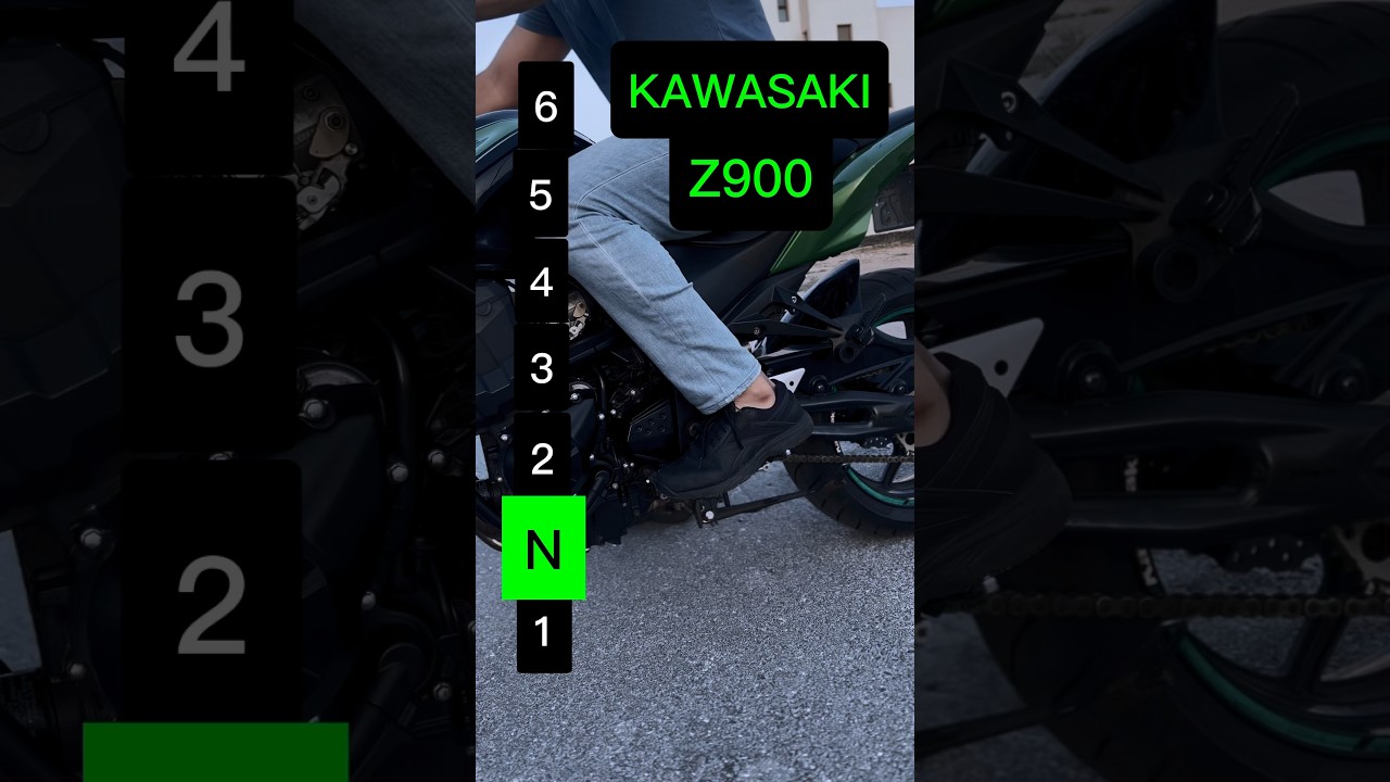 Maximum speed for each gear on a Kawasaki Z900