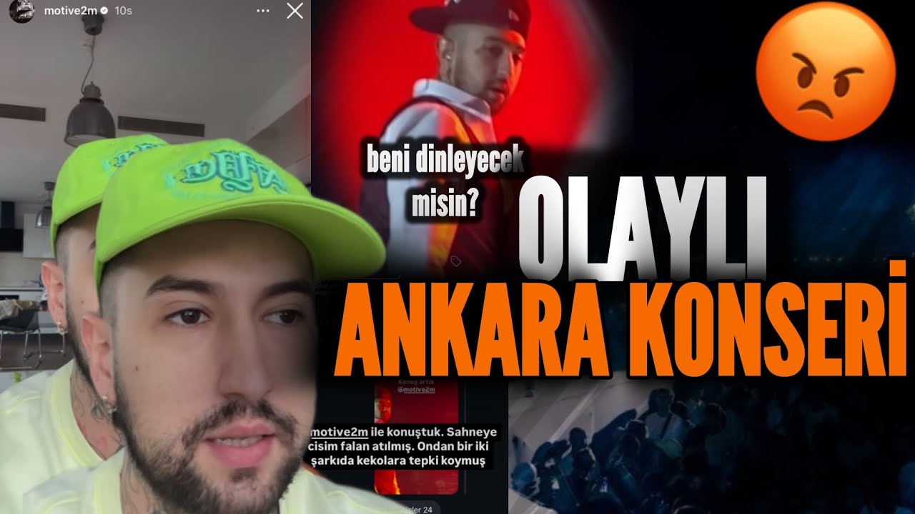 MOTİVE ANKARA KONSERİ OLAYI! (Kavga, Açıklamalar, Jahrein)