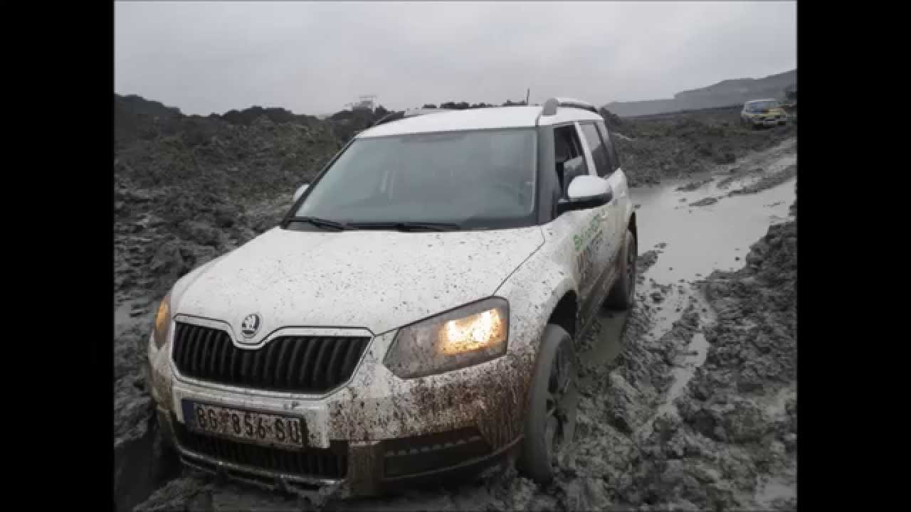 SKODA YETI 4x4 103kW test drive Tamnava