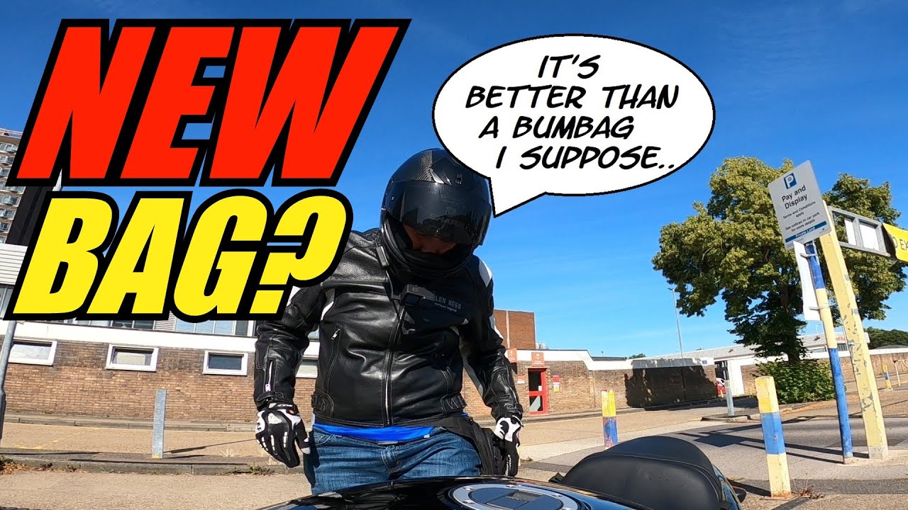 COOL BIKE BAG or WORSE than a BUMBAG? | Moto Vlog
