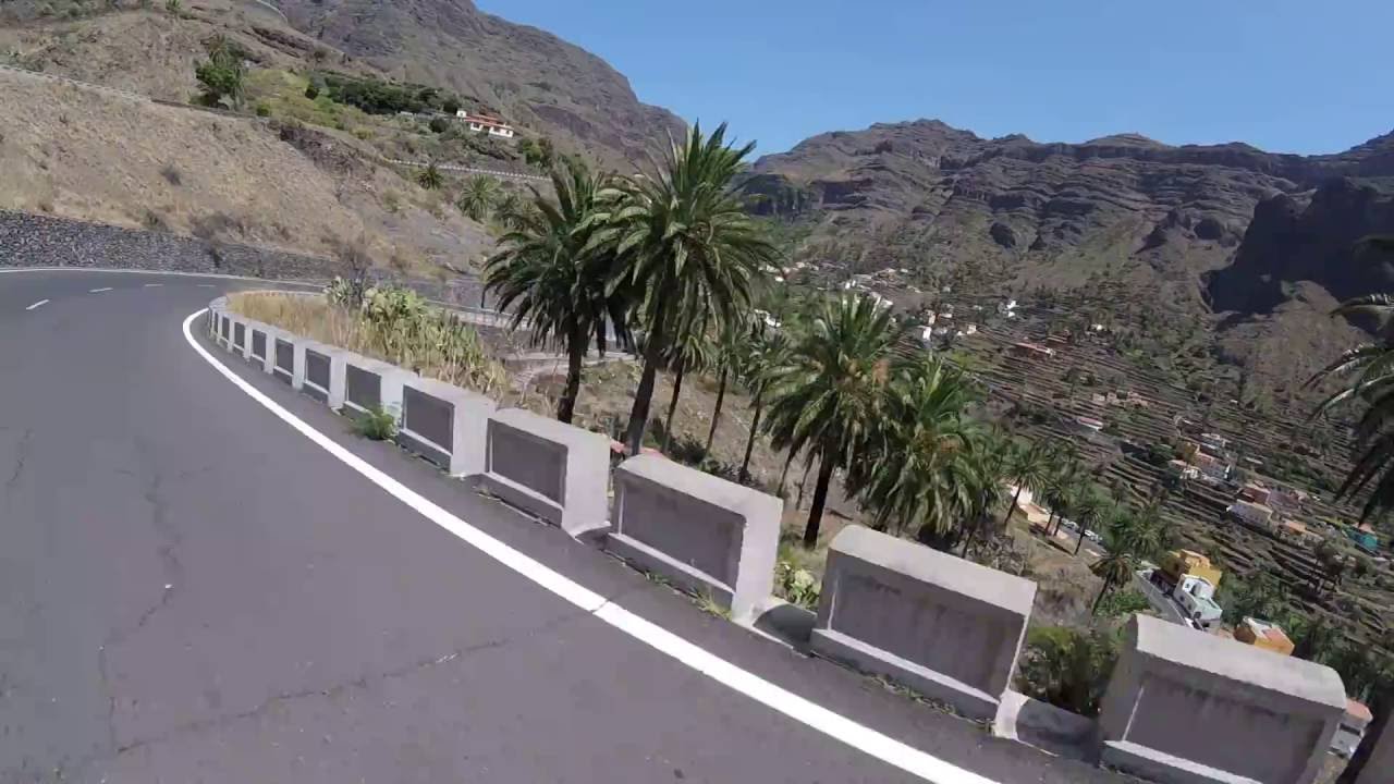 La Gomera Rennrad Abfahrt Arure nach Playa de la Calera