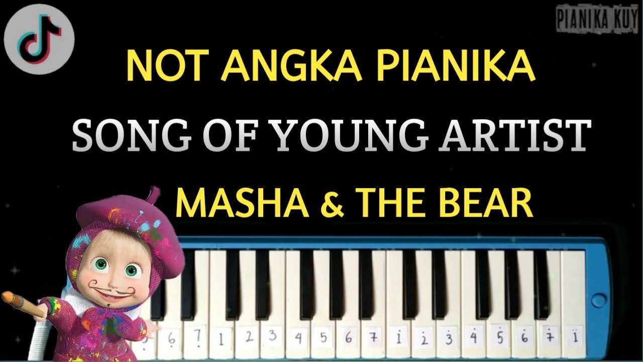 Masha & The Bear - Song of a Young Artist 🎨 (Hari Melukis) | Viral tiktok lagu Masha Ultrafunk