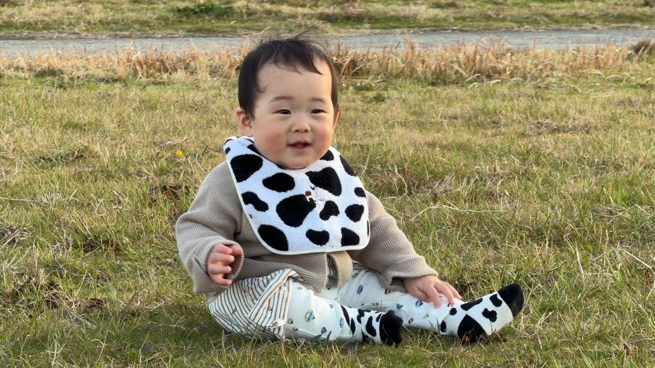 【赤ちゃんvlog｜9ヶ月】初めての牧場