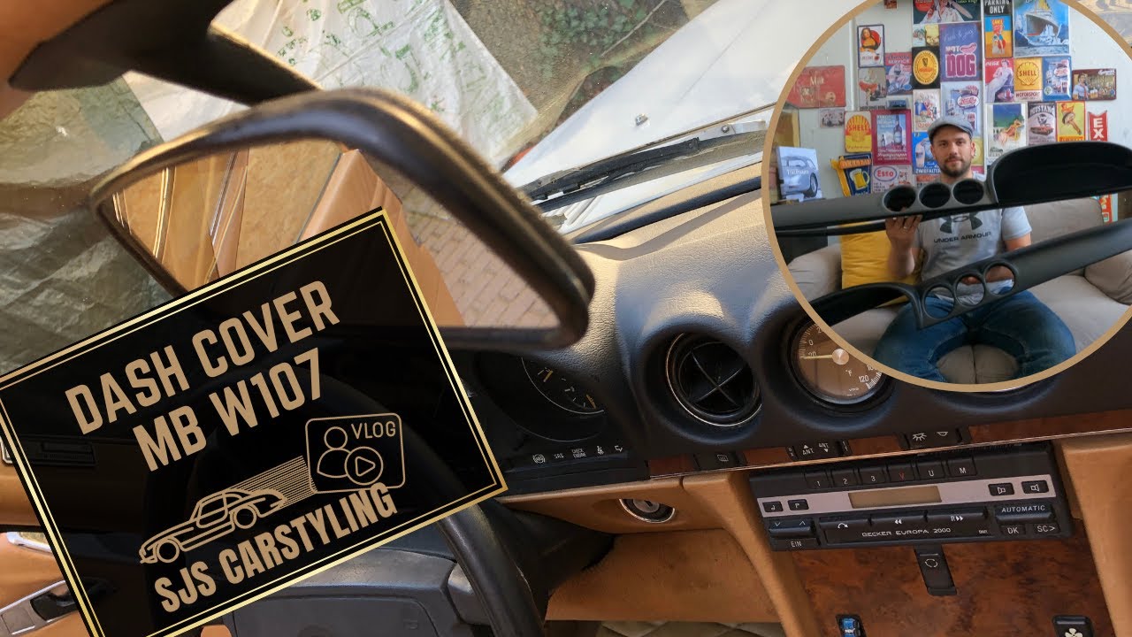 SJS CARSTYLING - Armaturenbrettcover für Mercedes W107 SL SLC | Vorstellung und Einbau