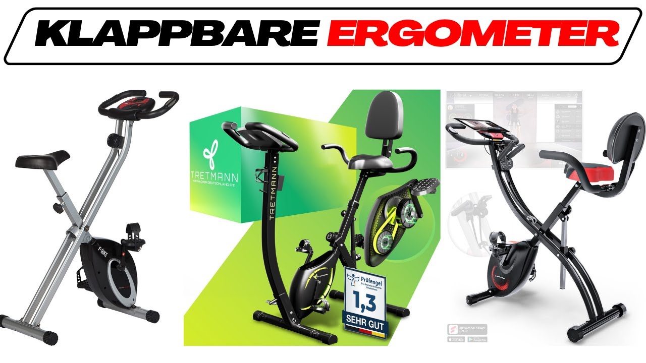 Beste klappbare Heimtrainer Test-Vergleich (TOP 3) 🥇 Kompakte Ergometer Testsieger im Vergleich