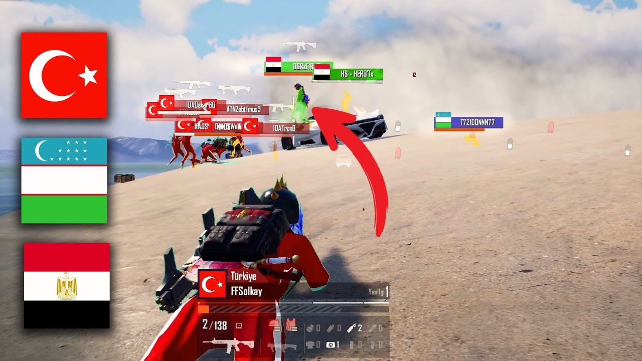 KURNAZCA OYNADILAR : BEDELİ AĞIR OLDU : TÜRKİYE VS MISIR VS ÖZBEKİSTAN PUBG MOBILE  PMCC 2. MAÇ