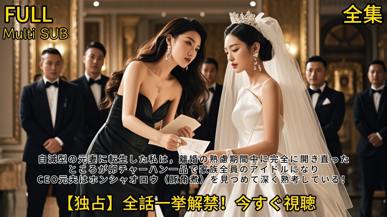 【全話】💥自滅型の元妻に転生した私は💕離婚の熟慮期間中に完全に開き直った。ところが卵チャーハン一品で家族全員のアイドルになり、CEO元夫はホンシャオロウ（豚角煮）を見つめて深く熟考している#中国ドラマ