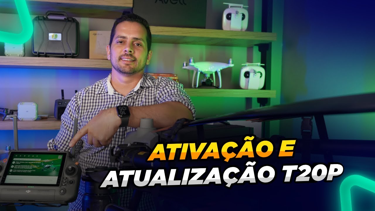 PRIMEIROS PASSOS, ATIVAÇÃO E ATUALIZAÇÃO DO FIRMWARE DE DRONES AGRÍCOLAS (DJI AGRAS T20P)