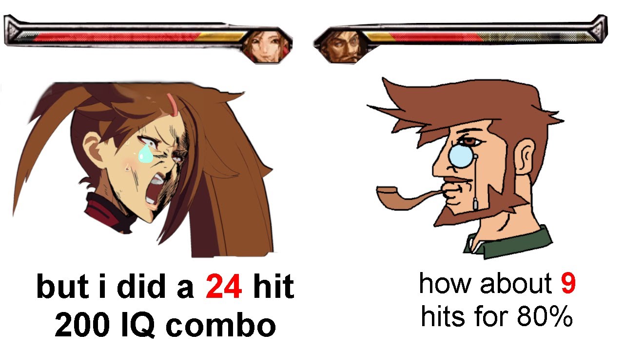 Virgin long combos VS. Chad short combos