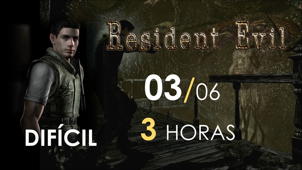 Chris Redfield - Difícil - #03/06 - Menos de 3 Horas - Todos los Documentos - Resident Evil 1 Remake