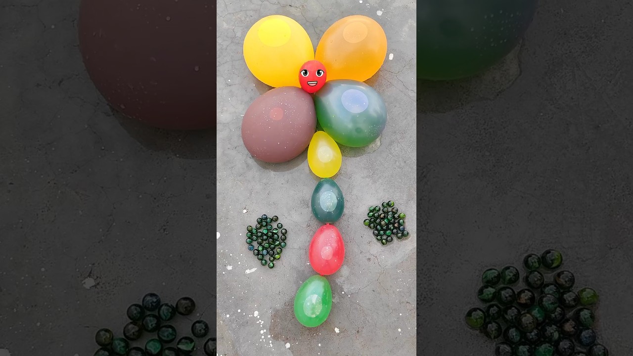 balloons | balloons video| colourful balloon pumping challenge gubbare #trending #videos #viralshort