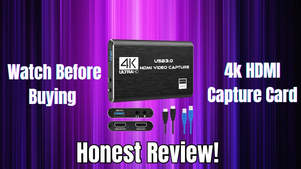 4K HDMI Capture Card Review | Honest Experience