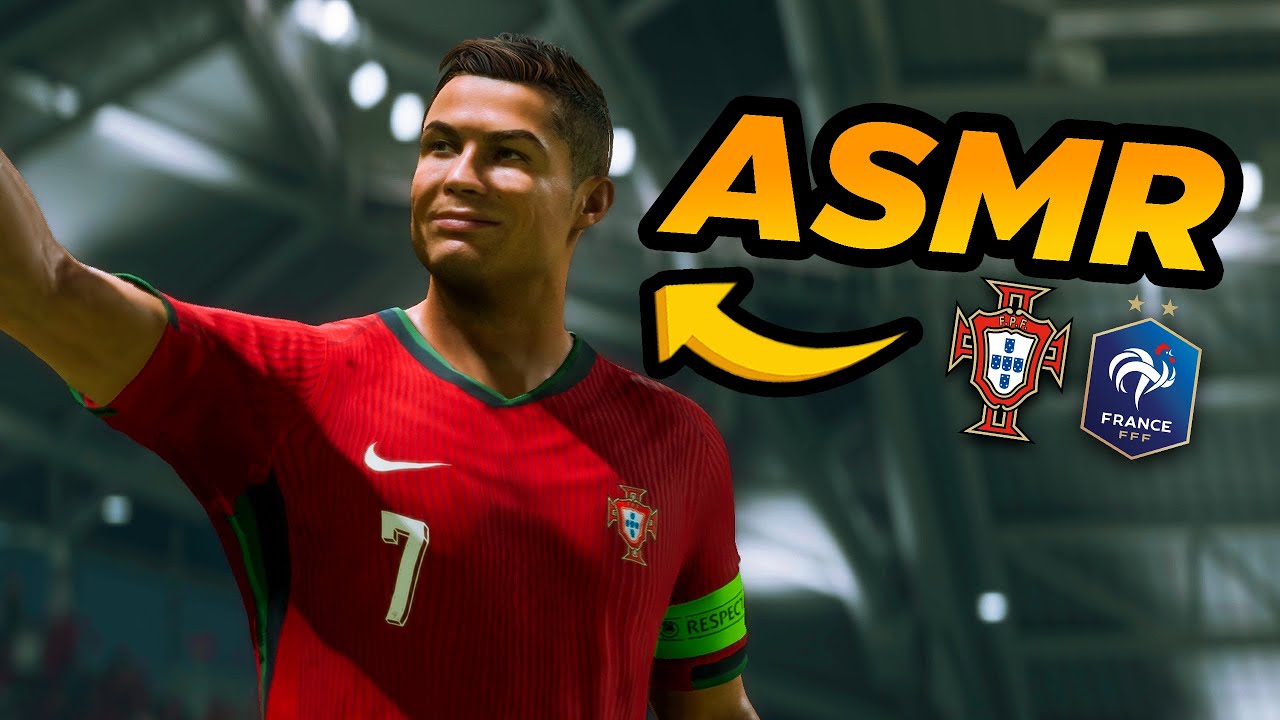 ASMR Whispered | Portugal v France | EA FC 24 Gameplay for Sleep ⚽️😴