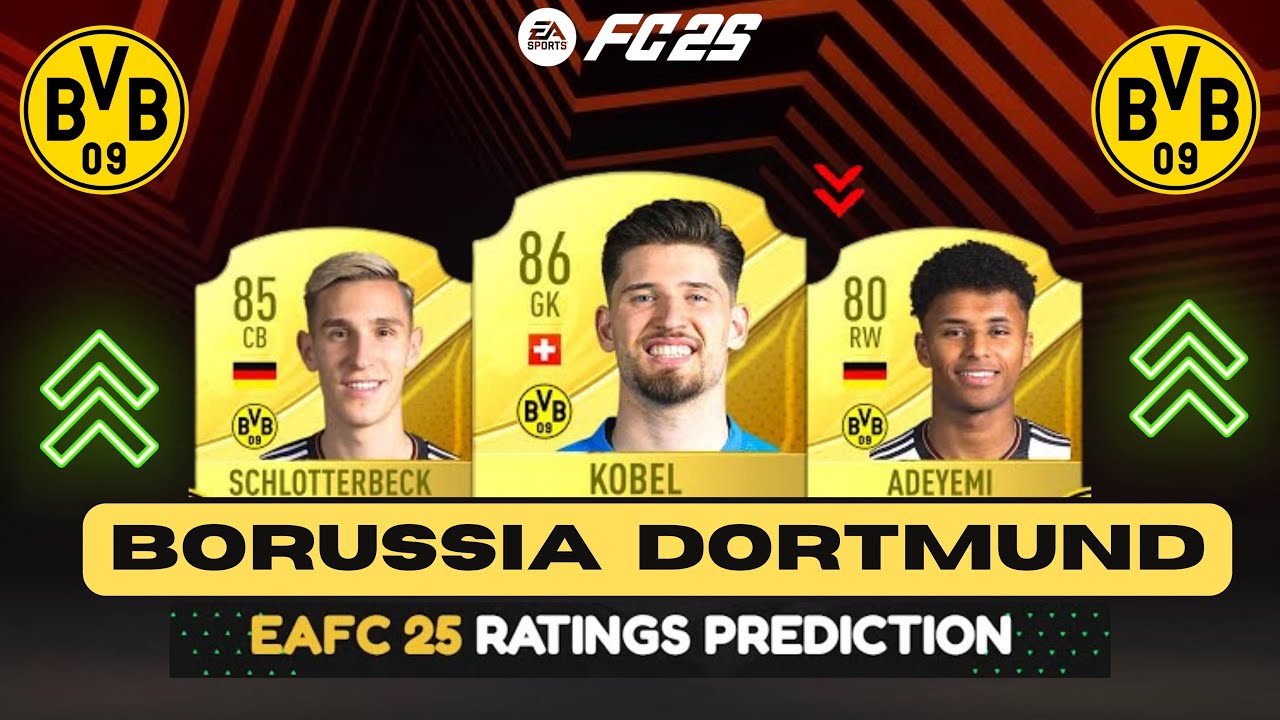 FIFA 25 | BORUSSIA DORTMUND PLAYER RATINGS (EA FC 25)