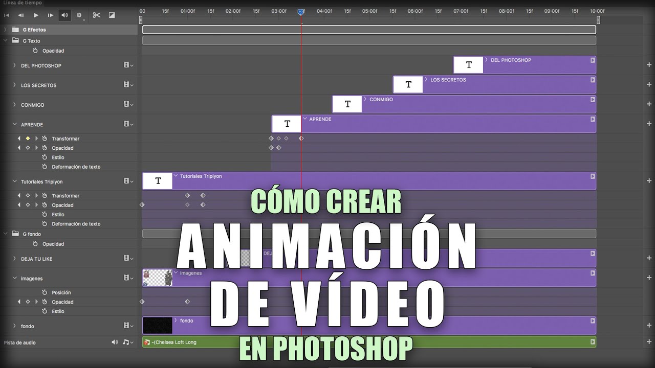 Cómo crear una animación de vídeo con Photoshop