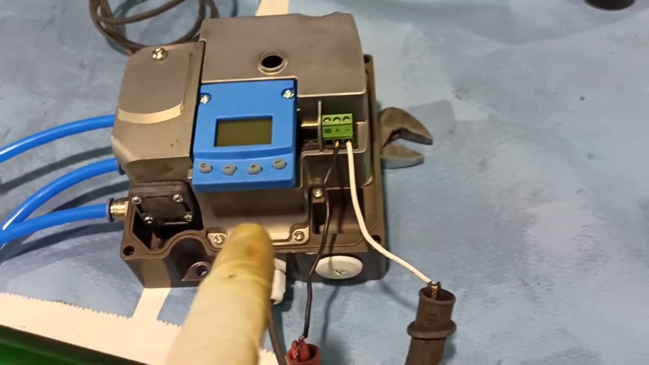 Calibración de Posicionador Neles-Metso, con Válvula Dardo ( cilindro neumático doble efecto)
