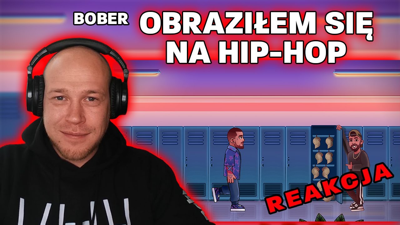 Metal słucha rapu🔴BOBER - Obraziłem się na hip-hop😡REAKCJA