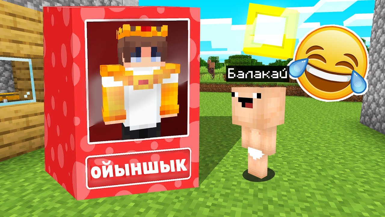 МЕН БАЛАҚАЙҒА ОЙЫНШЫҚ БОЛЫП ТРОЛЛИТЬ ЕТТІМ! қазақша  майнкрафт казакша айсеи