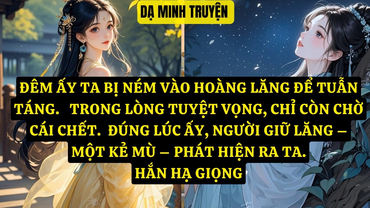 TRUYỆN: ĐÊM ẤY TA BỊ NÉM VÀO HOÀNG LĂNG ĐỂ TUẪN TÁNG.   TRONG LÒNG TUYỆT VỌNG   DM186