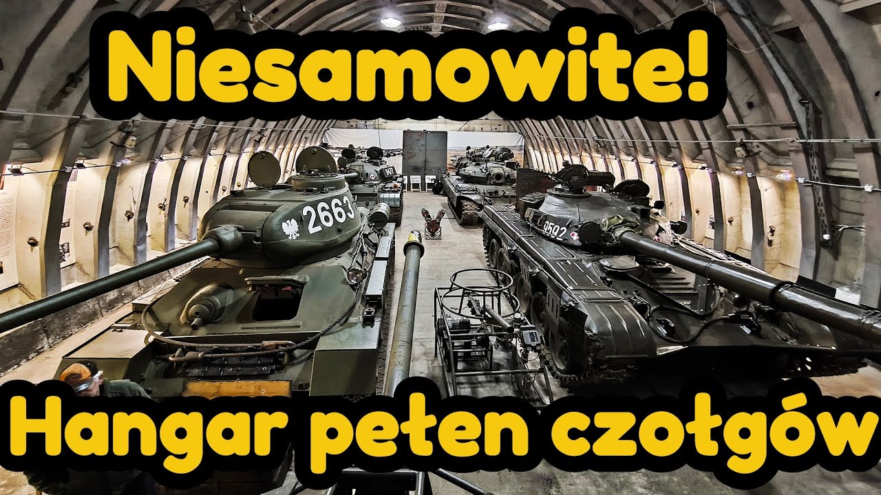 Hangar pełen czołg&oacute;w - Pilskie Muzeum Wojskowe