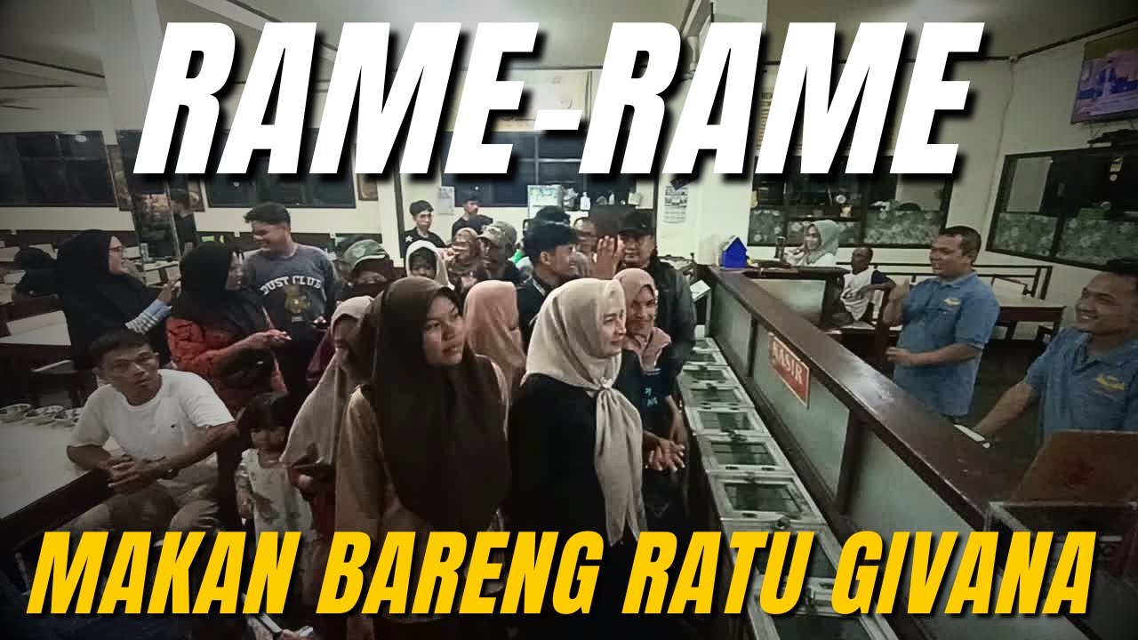 Makan Bareng Bersama Ibu Ratu Givana Di Rumah Makan Syukur Dekat Air Terjun Lembah Anai