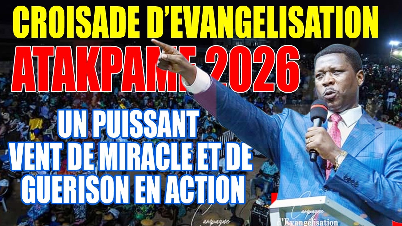 L'ONCTION DE DIEU QUI CHANGE DES VIES / CROISADE ATAKPAME JOUR 2 / NOUMONVI DODJI PAUL