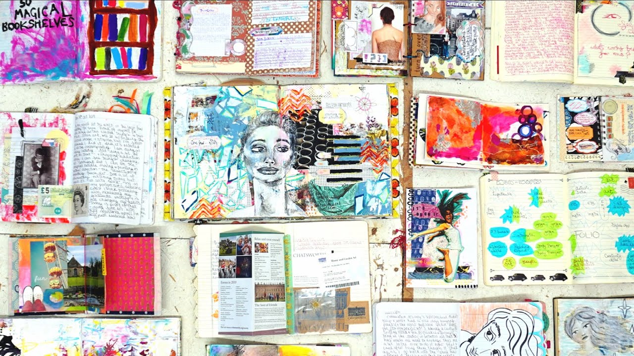Ways to Fill Your Journals | Ideas & Peeks Inside My Journals | Art & Junk, Diaries & Smashbooks