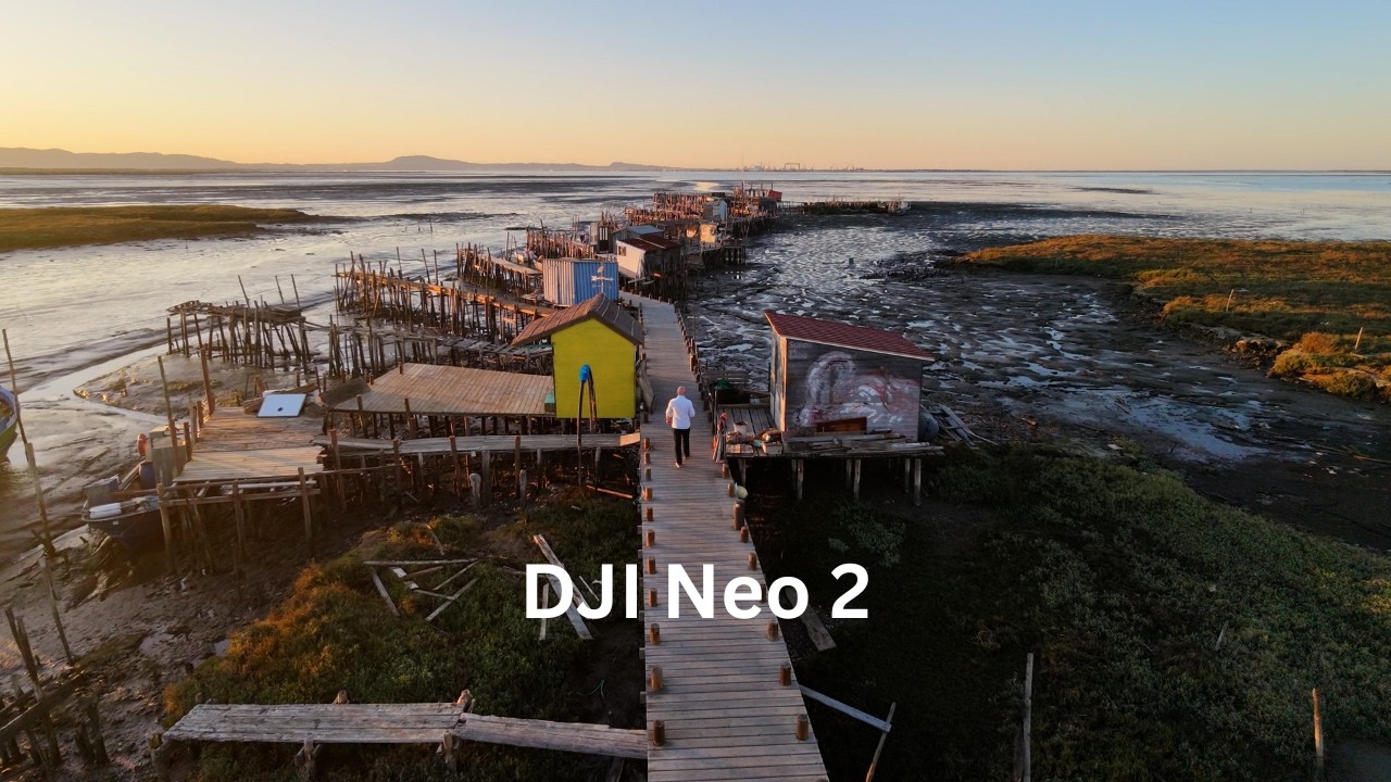 DJI Neo 2 снимаем красивые места в районе Comporta в Португалии