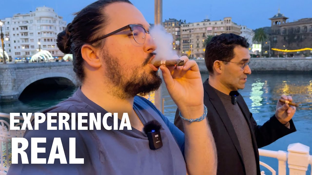😷 ¿Es tan DIFÍCIL disfrutar de un PURO en la CALLE en ESPAÑA? | Habanos H Upmann Half corona