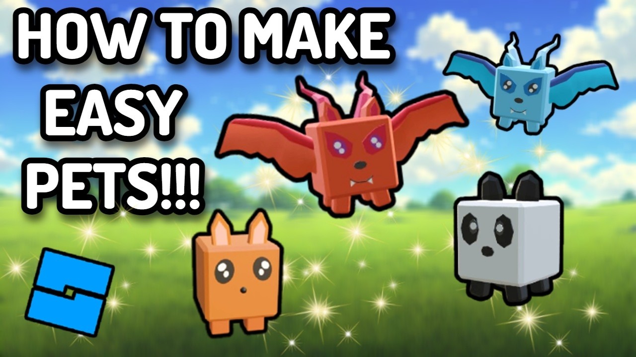 HOW TO Make Simulator Pets!!! (Roblox Studio + Blender)