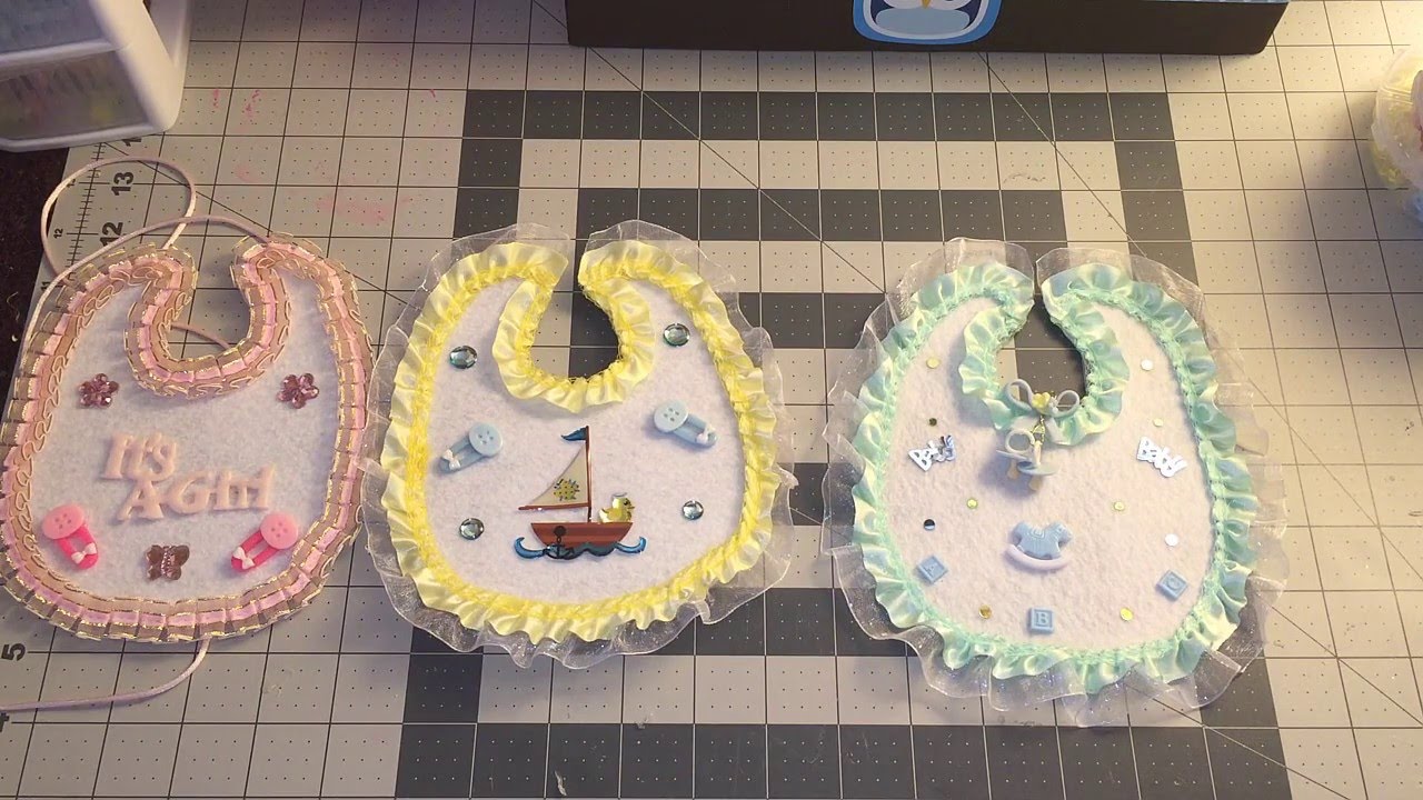 Felt Baby Shower Bib