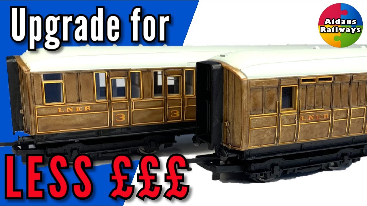 How To Make Hornby Railroad Gresley Teak Coaches Even Better! | Upgrade Your LNER Coaches